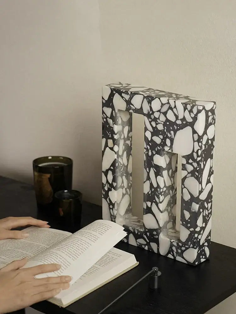 DecorBites™ Archway Terrazzo Sculpture for Home Decor