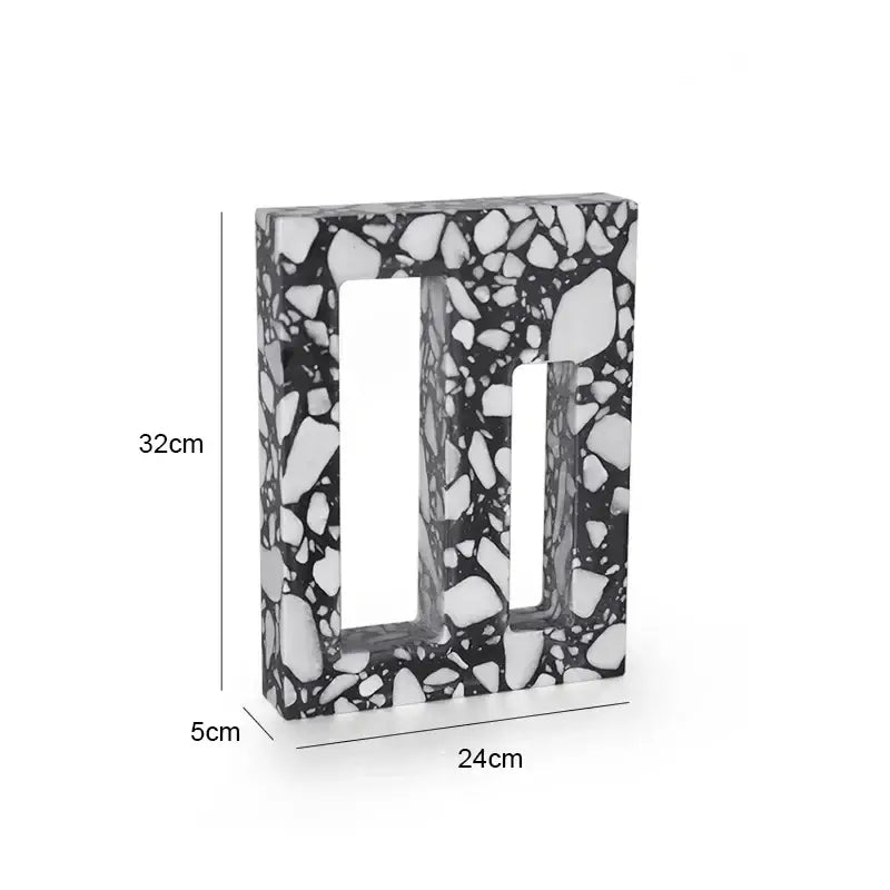 DecorBites™ Archway Terrazzo Sculpture for Home Decor