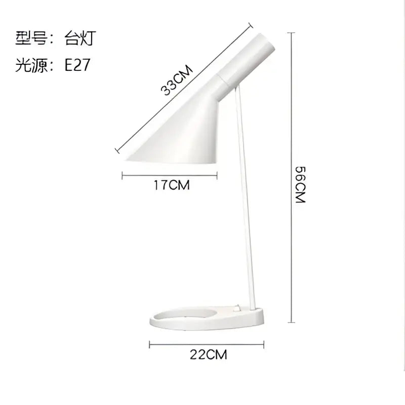 DecorBites™ Arne Jacobsen Corner Floor Lamp Black White LED Modern Living Room Decor
