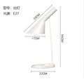 DecorBites™ Arne Jacobsen Corner Floor Lamp Black White LED Modern Living Room Decor