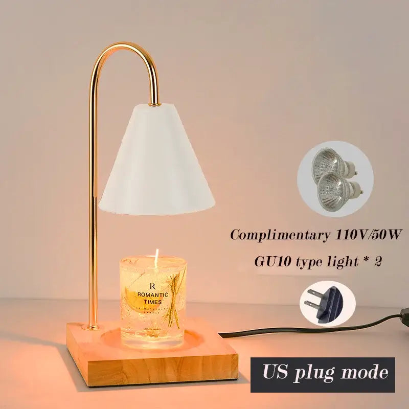 DecorBites™ Aromatherapy Melting Lamp with Timer - Modern Table Decoration and Candle Warmer
