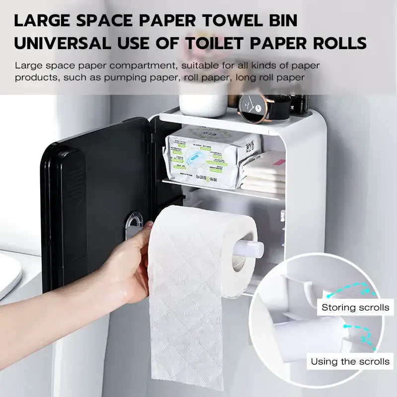 DecorBites™ Aromatherapy Toilet Tissue Box Holder & Storage Rack