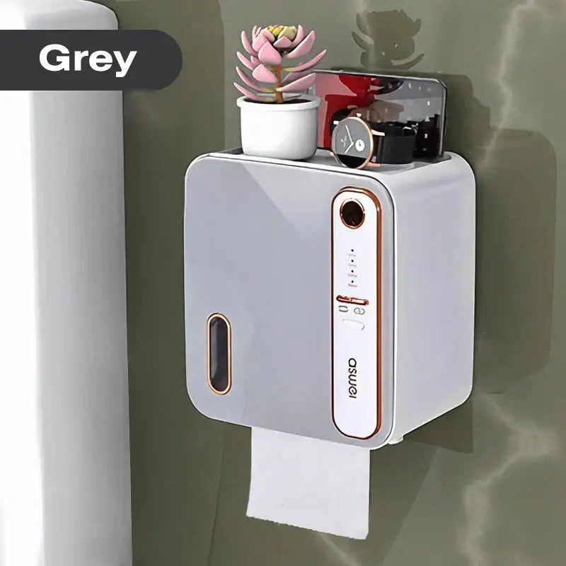 DecorBites™ Aromatherapy Toilet Tissue Box Holder & Storage Rack