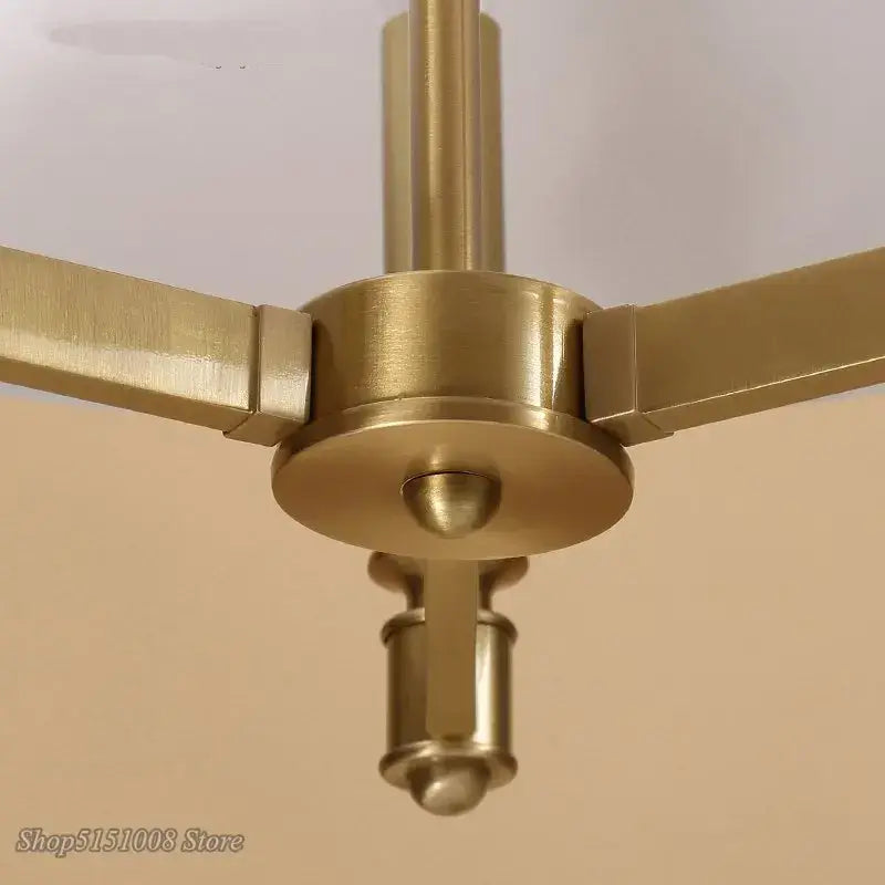 DecorBites™ Art Deco Copper Pendant Light for Dining Room, Living Room & Bedroom Lighting