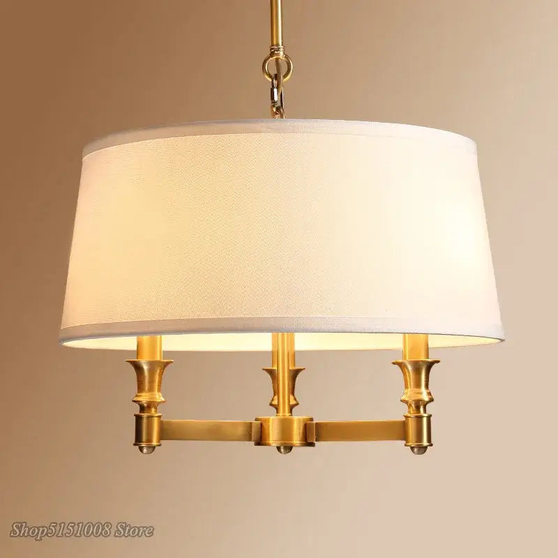 DecorBites™ Art Deco Copper Pendant Light for Dining Room, Living Room & Bedroom Lighting