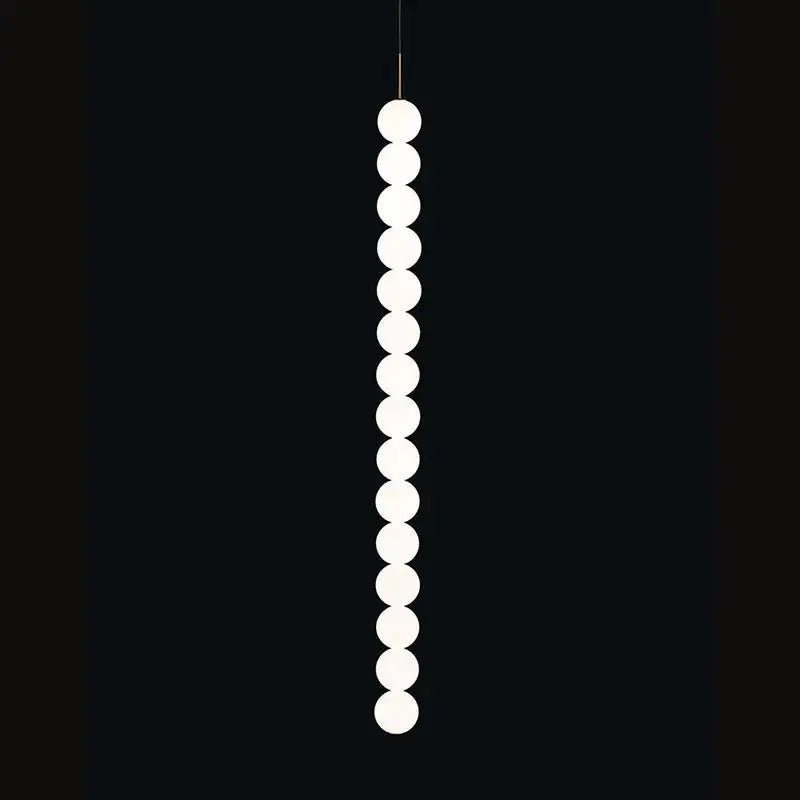 DecorBites™ Art Deco LED Glass Pingpong Pendant Light in Gold Chrome Black.