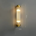 DecorBites™ Art Deco LED Stainless Steel Crystal Wall Sconce, Bedroom Corridor Golden Black Wall Light