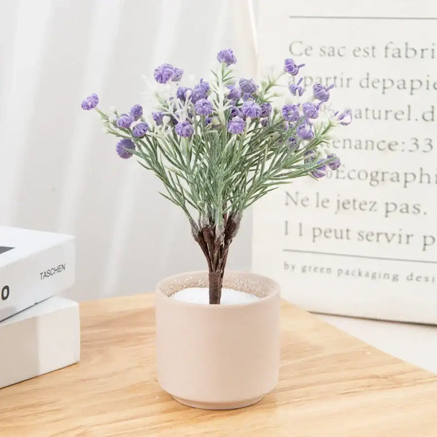 DecorBites™ Artificial Gypsophila Plants for Home Decor, Garden, Wedding - Set of 12