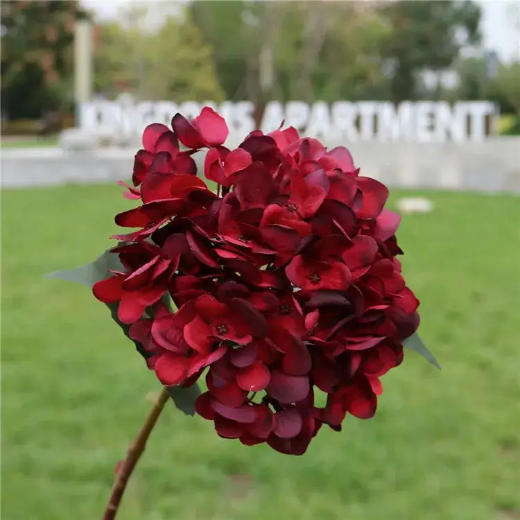 DecorBites™ Artificial Hydrangea Wedding Flowers Wall Home Decoration Indoor Bonsai Bouquet Background