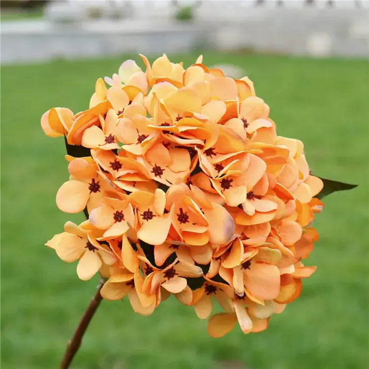 DecorBites™ Artificial Hydrangea Wedding Flowers Wall Home Decoration Indoor Bonsai Bouquet Background