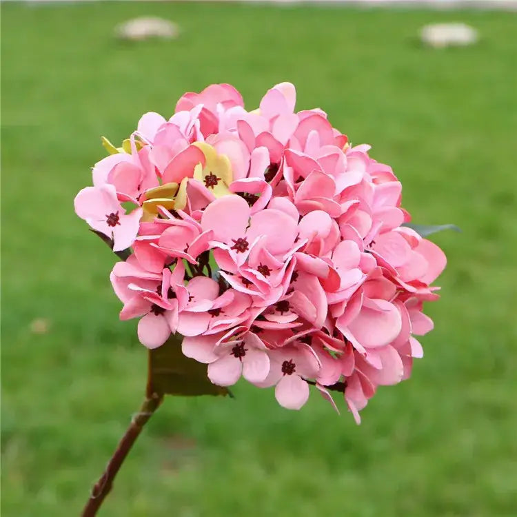 DecorBites™ Artificial Hydrangea Wedding Flowers Wall Home Decoration Indoor Bonsai Bouquet Background