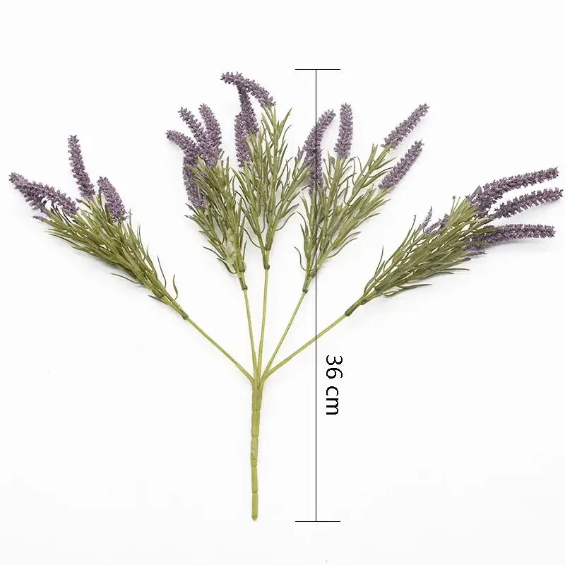 DecorBites™ Artificial Lavender Plants: Home Decor, Wedding DIY, Photo Props, Indoor Furnishings
