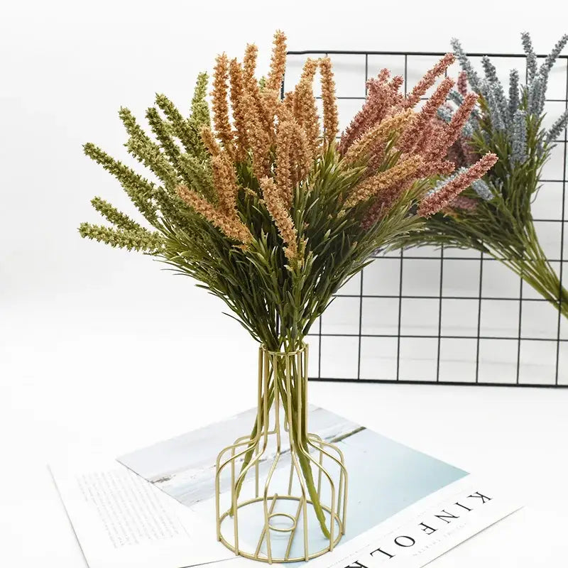 DecorBites™ Artificial Lavender Plants: Home Decor, Wedding DIY, Photo Props, Indoor Furnishings