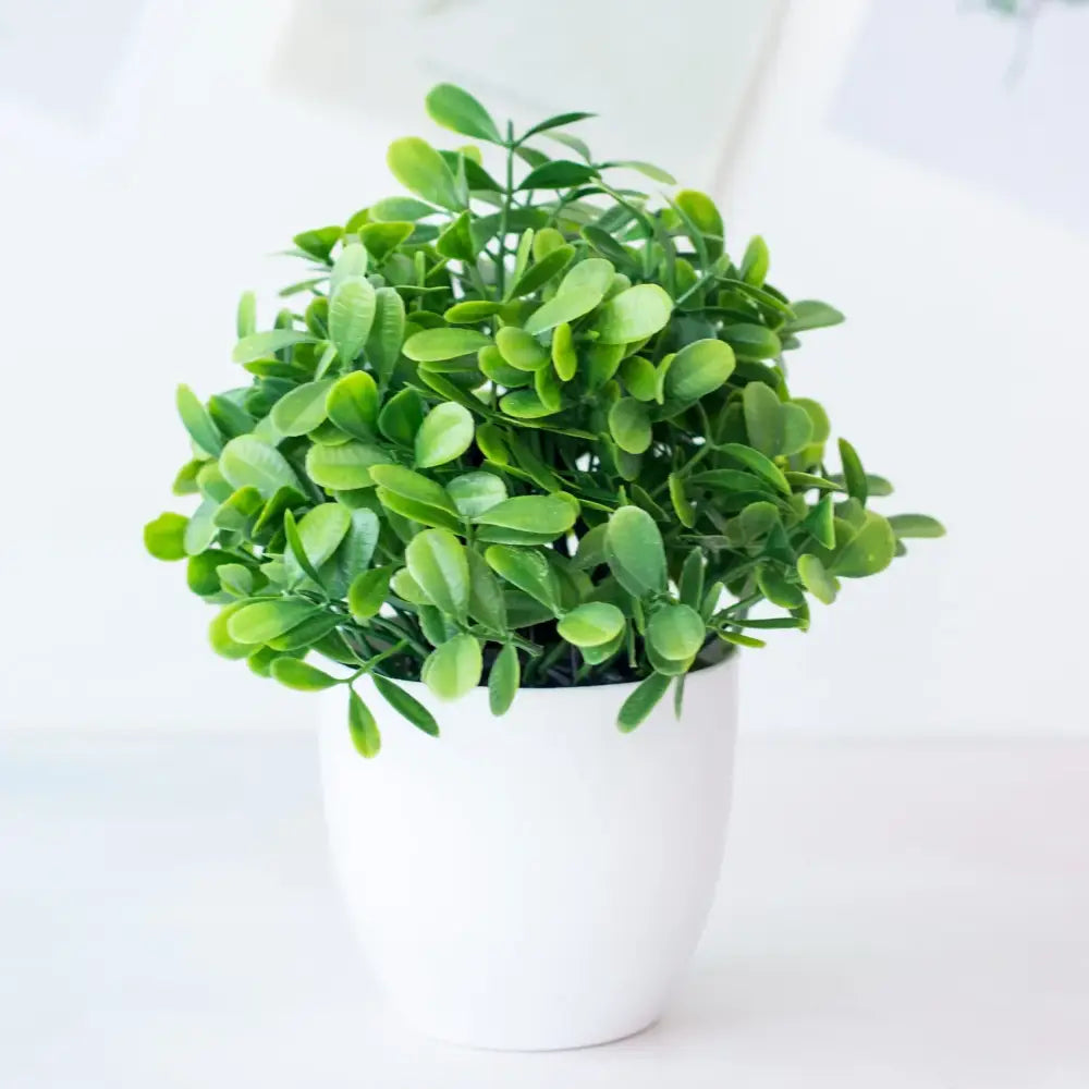 DecorBites™ Artificial Mini Plant Bonsai Greening Potted Desktop Simulation Green Plant
