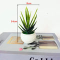DecorBites™ Artificial Mini Plant Bonsai Greening Potted Desktop Simulation Green Plant