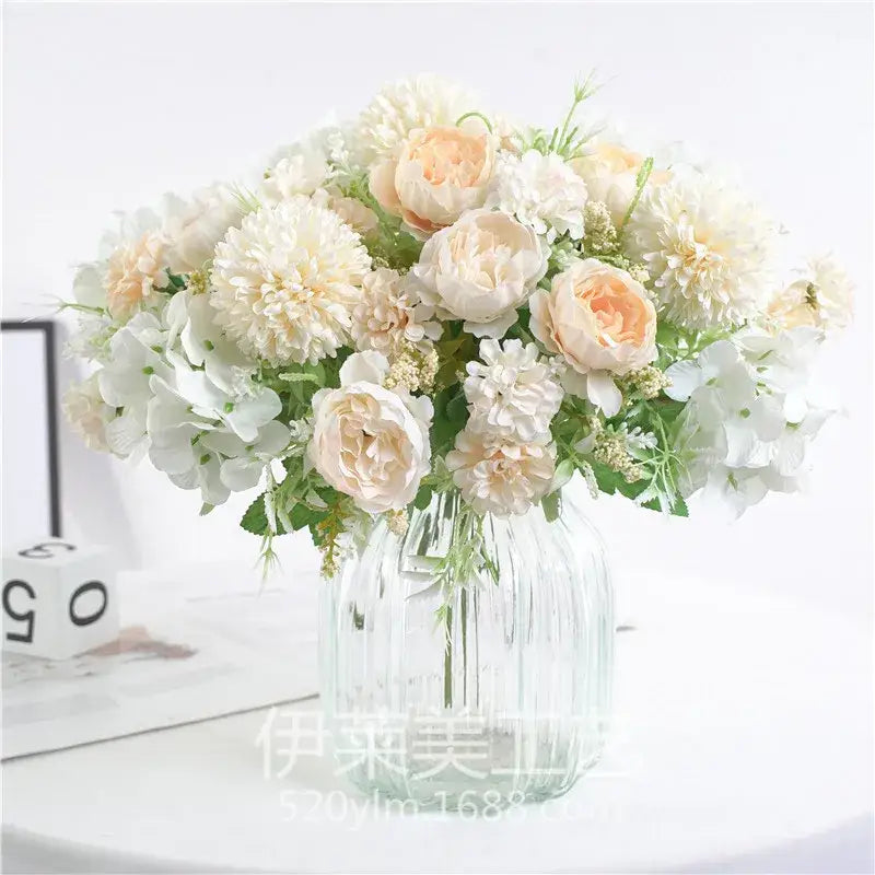 باقة زهور الفاوانيا الاصطناعية من DecorBites™ لديكور المنزل وحفلات الزفاف