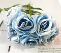 DecorBites™ Artificial Peony Tea Rose Camellia Silk Flowers for Home Garden Wedding