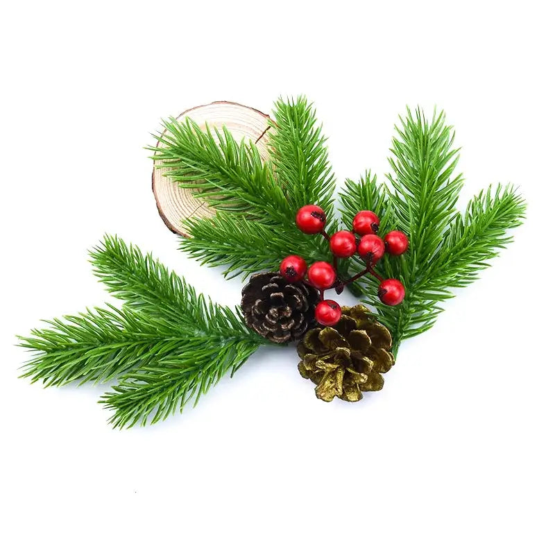 نباتات إبر الصنوبر الاصطناعية من DecorBites™ لديكور عيد الميلاد وأكاليل الزينة التي تصنعها بنفسك