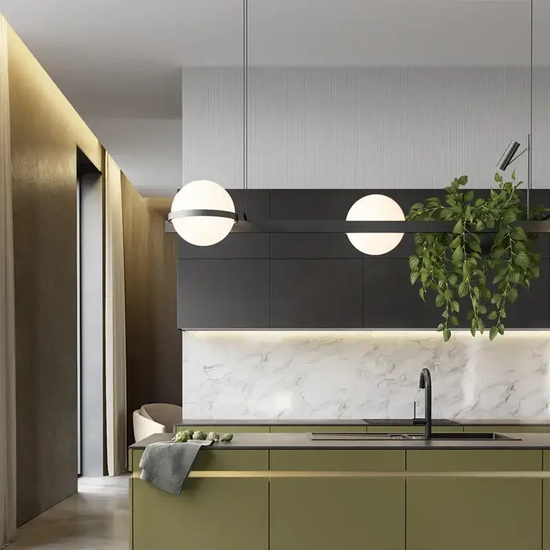 DecorBites™ Artificial Plant Pendant Light: Nordic DIY Sky Garden LED Hanging Lamp