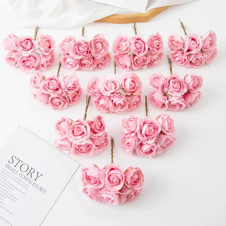 DecorBites™ Artificial Rose Bouquet for Christmas, Home Decor, Wedding, Garden Arch