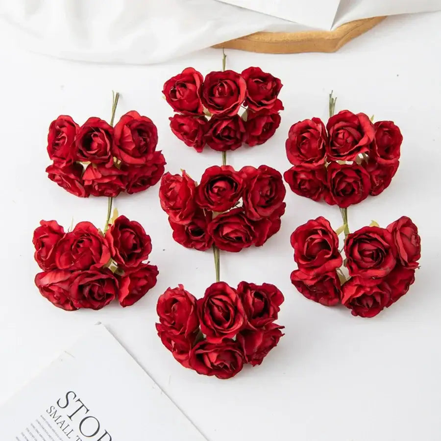 DecorBites™ Artificial Rose Bouquet for Christmas, Home Decor, Wedding, Garden Arch