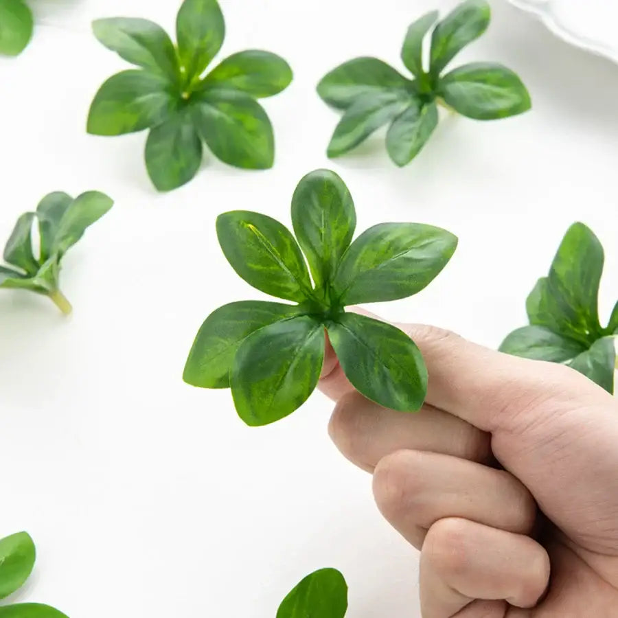 DecorBites™ Artificial Rose Flowers Leaf for DIY Wreaths and Home Decor
