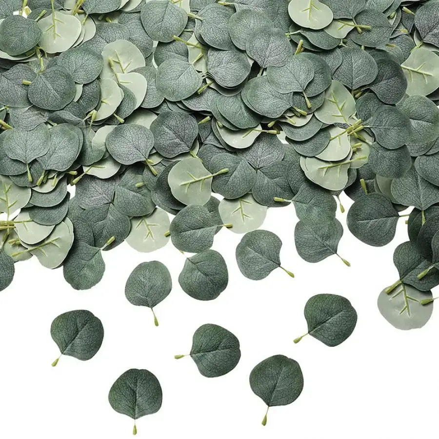 DecorBites™ Artificial Roses and Eucalyptus Home Wedding Christmas Decor Flowers