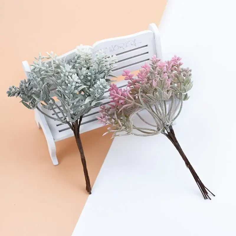 DecorBites™ Artificial Water Grass Vase Plants Decorative Flowers Wreaths for Home Decor