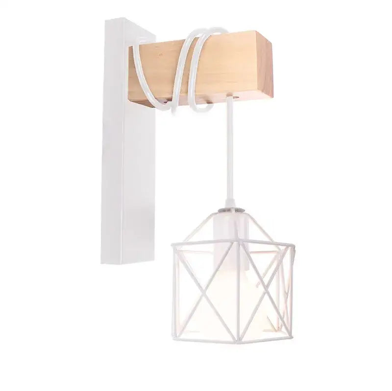 DecorBites™ Artistic Metal Iron Wall Lamp for Bedroom Livingroom Restaurant Bar Sconce