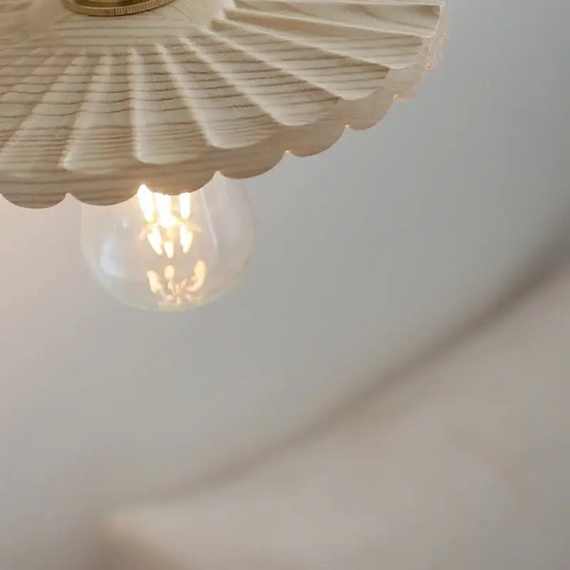 DecorBites™ Ash Wood LED Wall Lights Living Room Porch Stair Nordic Modern Up Down Rotate Pull Chain Switch Bedside Lamp