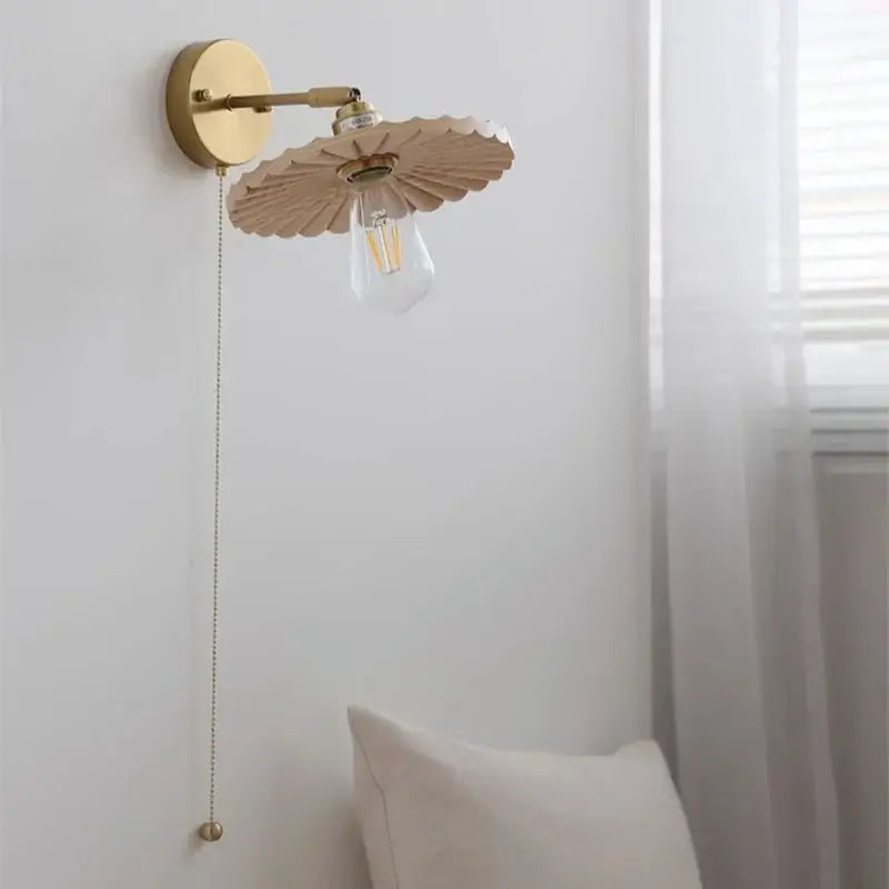 DecorBites™ Ash Wood Up Down LED Wall Lights Living Room Stair Lamp