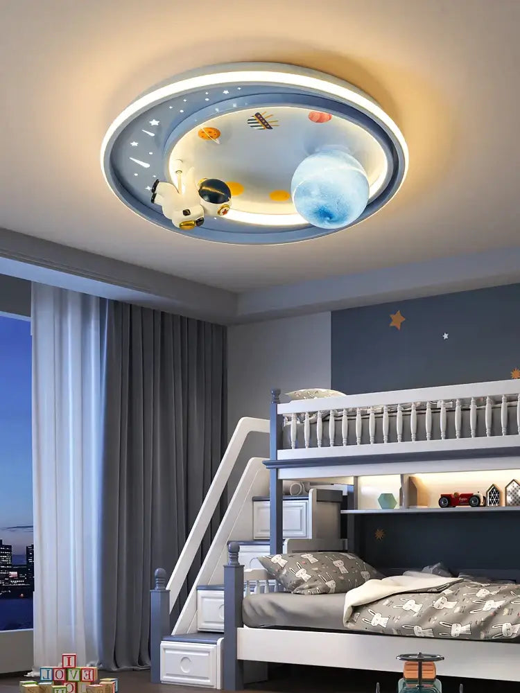 DecorBites™ Astronaut Astros Planet Ceiling Light for Child's Bedroom