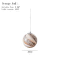 DecorBites™ Astronaut Ball LED Light: Modern Boys Room Decor, Acrylic Planet Earth Pendant