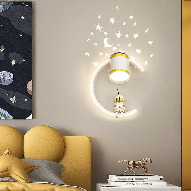 DecorBites™ Astronaut Cartoon LED Wall Lamp for Modern Home Decor