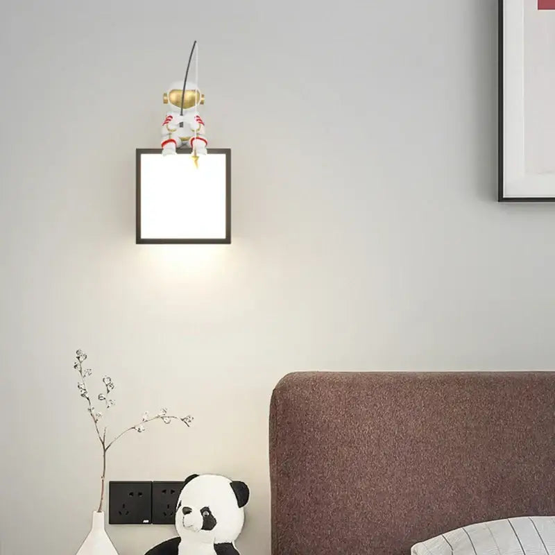 DecorBites™ Astronaut Cartoon Sconce Metal Lighting for Creative Living Room Décor