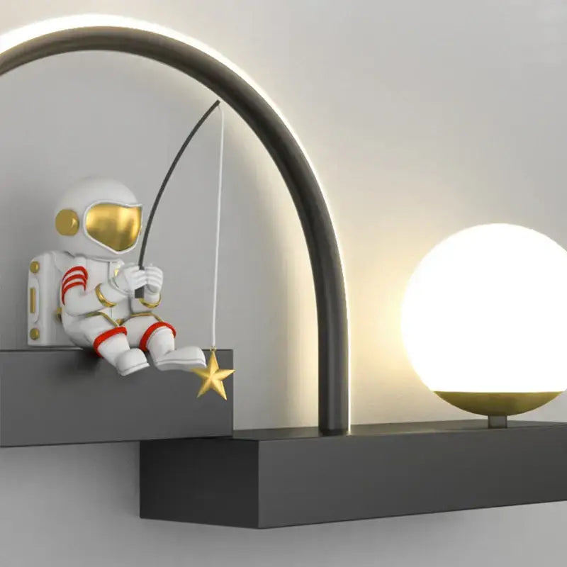 DecorBites™ Astronaut Cartoon Sconce Metal Lighting for Creative Living Room Décor