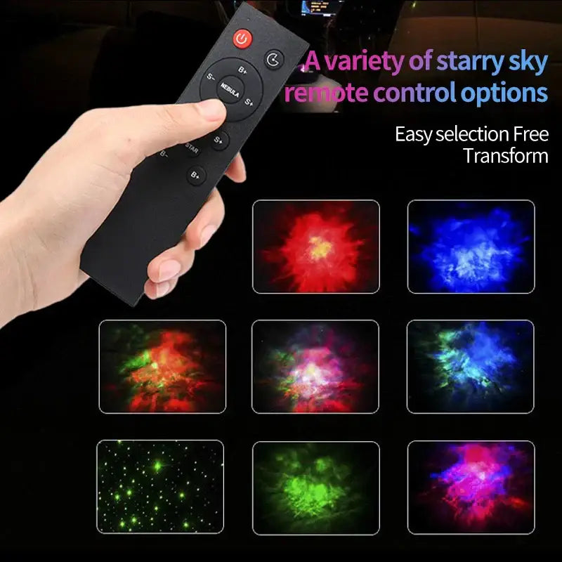 DecorBites™ Astronaut Galaxy Night Light Projector Aurora Borealis Lamp Kids Gift