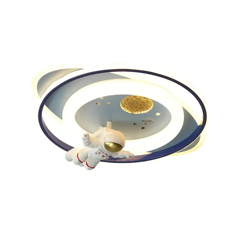 DecorBites™ Astronaut Kids Bedroom Ceiling Light - Modern Boys Girls Room Lighting Fixtures