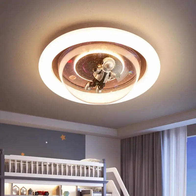 DecorBites™ Astronaut LED Ceiling Lights for Children's Room and Bedroom