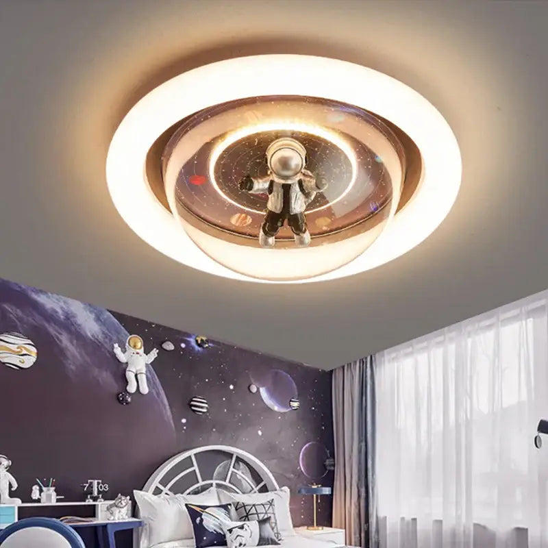 DecorBites™ Astronaut LED Ceiling Lights for Children's Room and Bedroom