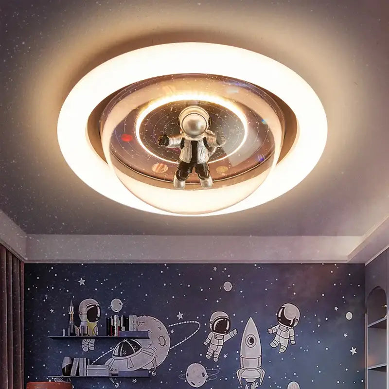 DecorBites™ Astronaut LED Ceiling Lights for Children's Room and Bedroom