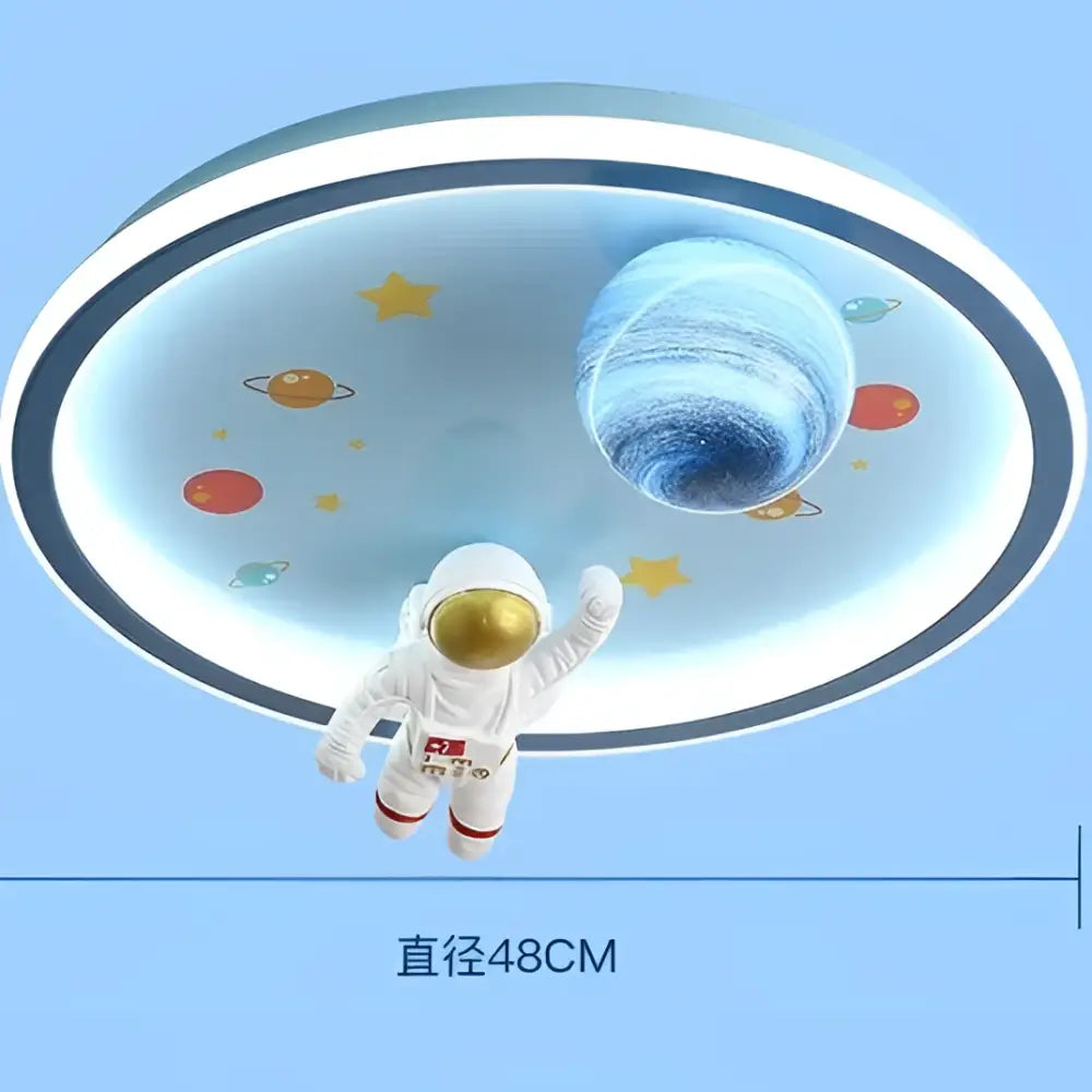 DecorBites™ Astronaut LED Ceiling Lights: Nordic Style for Kids' Room, Study, Restaurant Decor