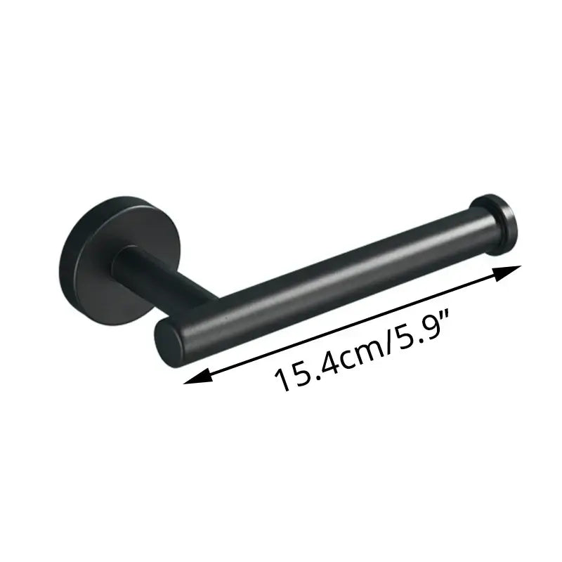 DecorBites™ Bathroom Hardware Set: Towel Bar, Robe Hook, Rack, Shelf, Tissue Holder, Hook
