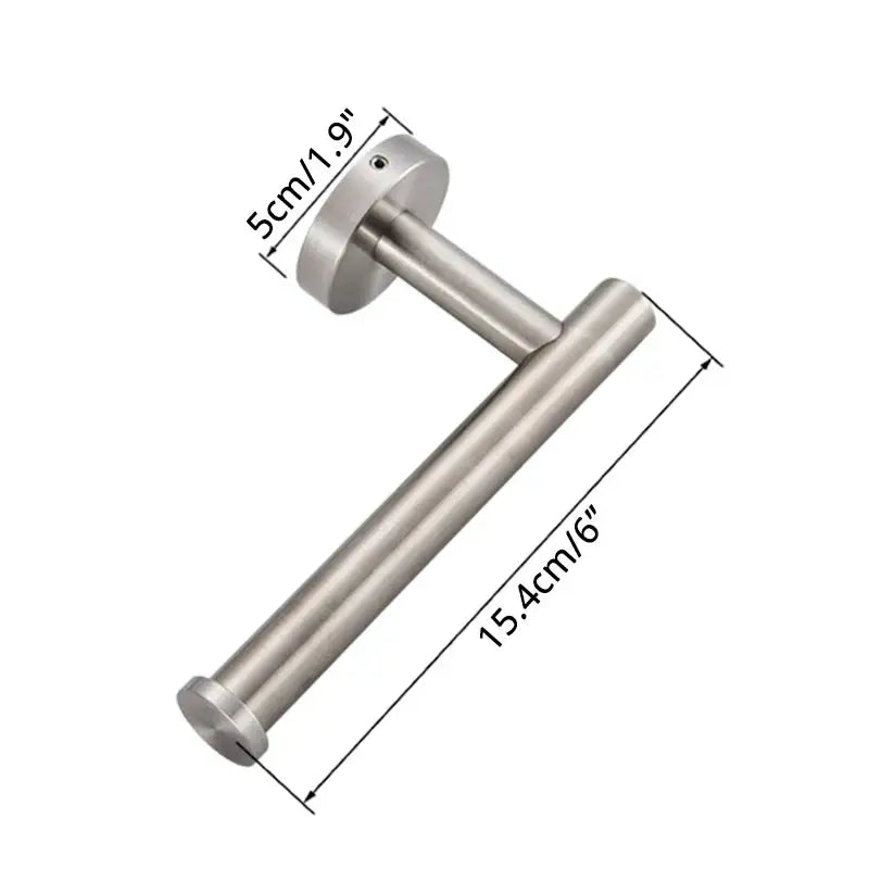 DecorBites™ Bathroom Hardware Set: Towel Bar, Robe Hook, Rack, Shelf, Tissue Holder, Hook