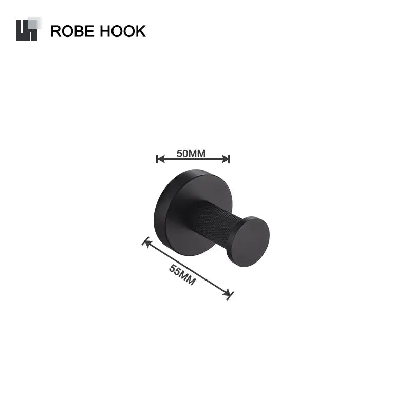 DecorBites™ Bathroom Hardware Set: Towel Rack, Toilet Brush, Paper Holder, Soap Dispenser, Towel Bar, Hook