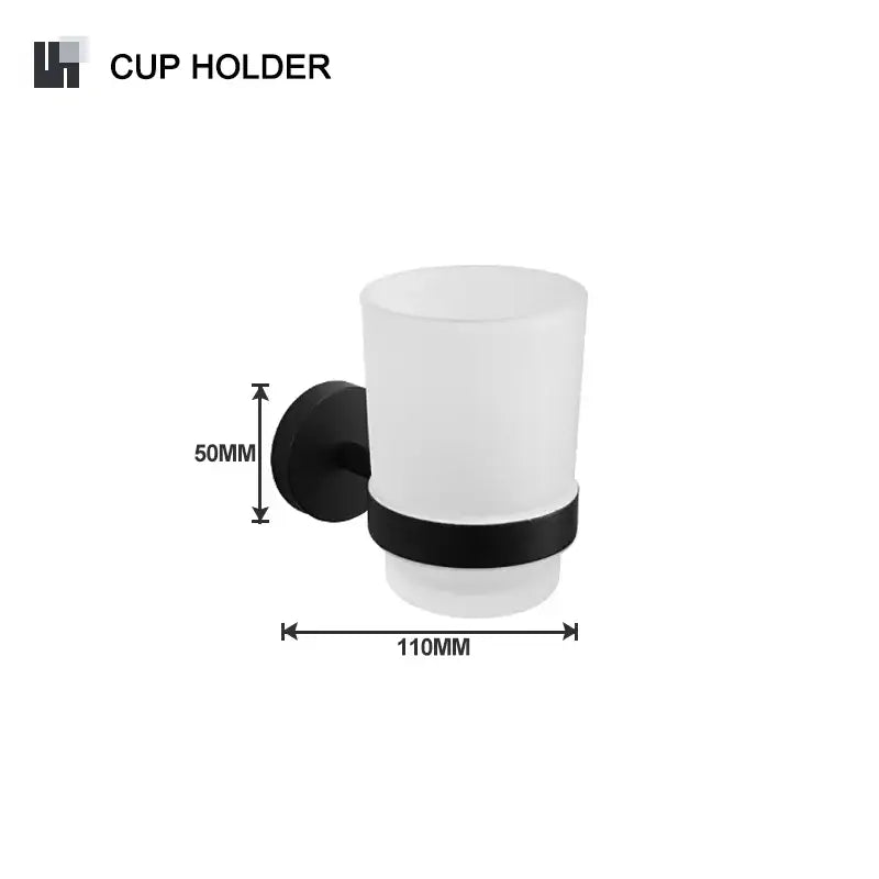 DecorBites™ Bathroom Hardware Set: Towel Rack, Toilet Brush, Paper Holder, Soap Dispenser, Towel Bar, Hook