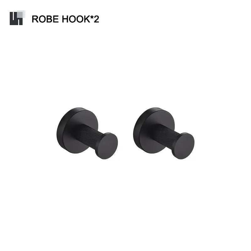 DecorBites™ Bathroom Hardware Set: Towel Rack, Toilet Brush, Paper Holder, Soap Dispenser, Towel Bar, Hook