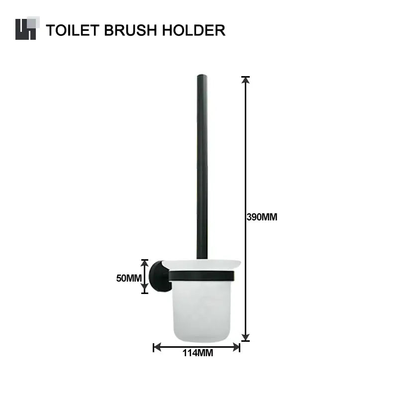 DecorBites™ Bathroom Hardware Set: Towel Rack, Toilet Brush, Paper Holder, Soap Dispenser, Towel Bar, Hook
