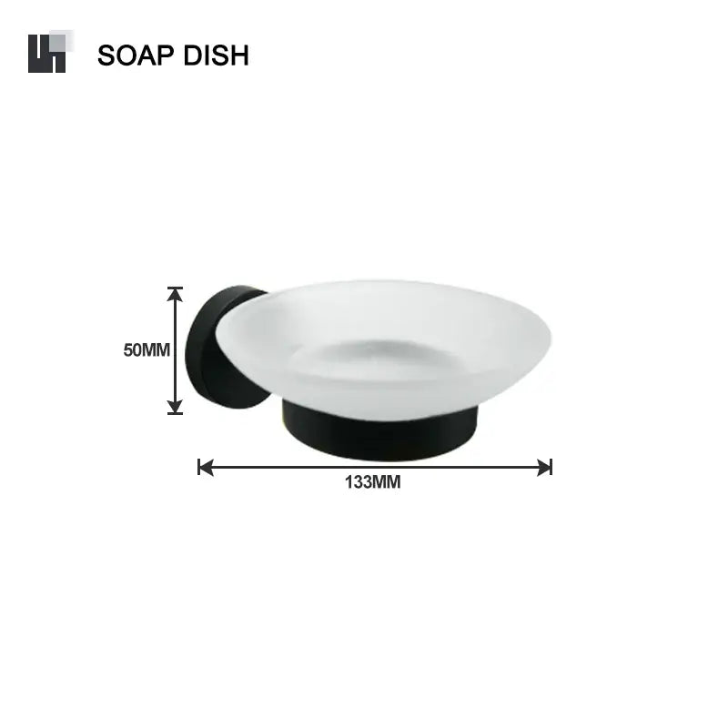 DecorBites™ Bathroom Hardware Set: Towel Rack, Toilet Brush, Paper Holder, Soap Dispenser, Towel Bar, Hook
