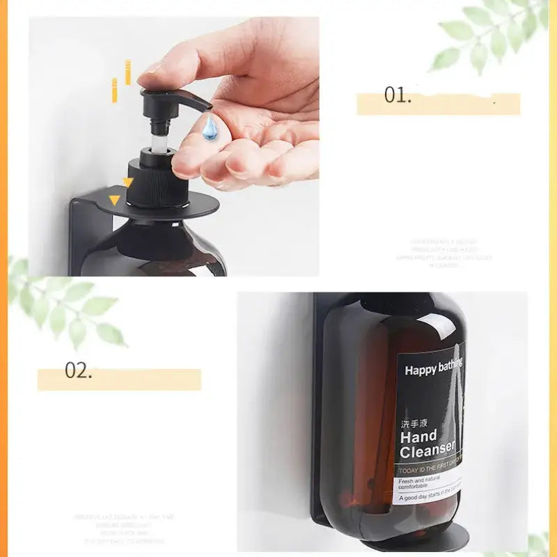 DecorBites™ Bathroom Liquid Soap Dispenser | 500ML Capacity | SUS 304 and ABS Materials